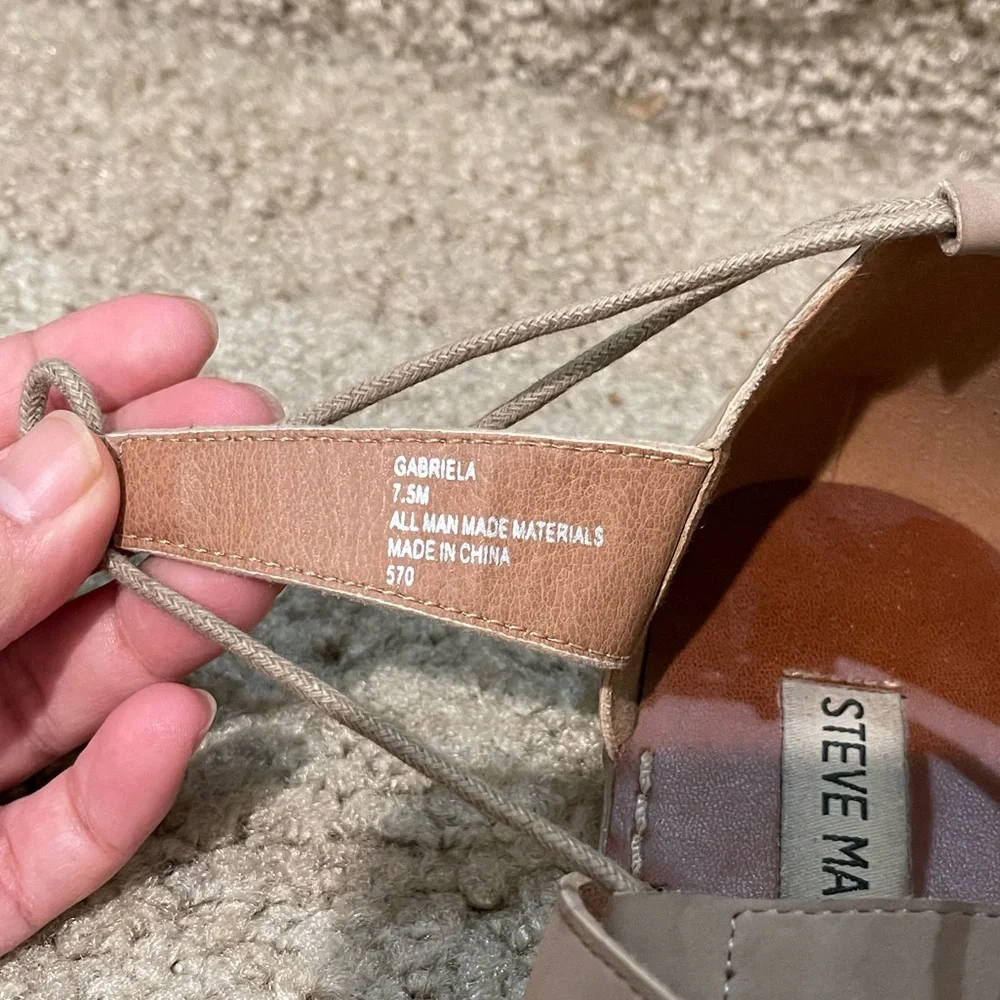 Pre-loved! STEVE MADDEN Gabriela Gladiator Sandals!